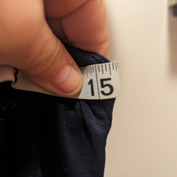 IHot women's XL blue halter top dress with floral flare knee length dress NWT - Picture 12 of 13